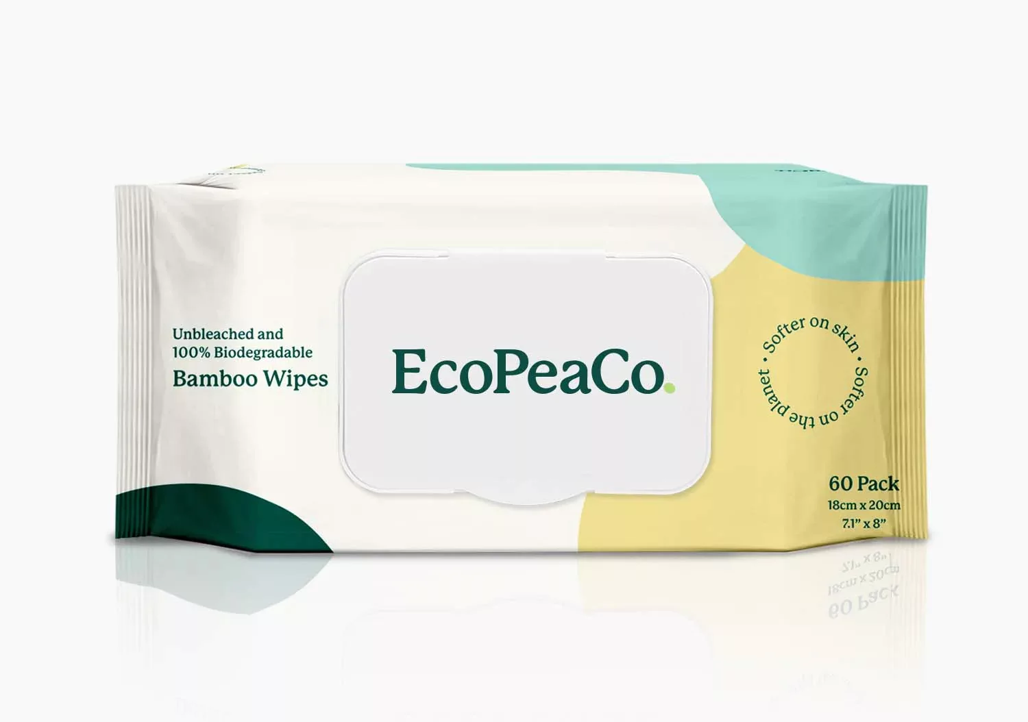 Eco Pea Unbleached Bamboo Baby Wipes