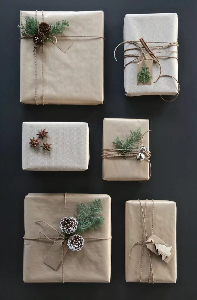 sustainable Christmas wrapping paper
