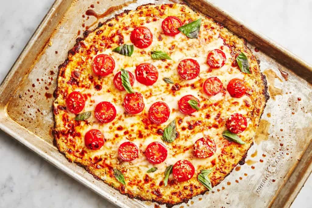 cauliflower crust vegan pizza recipe
