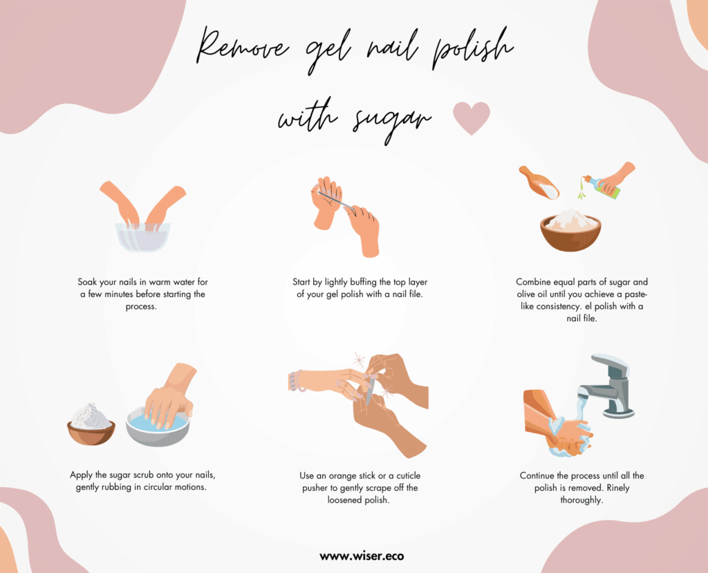 How to Remove Gel Nail Polish with Sugar