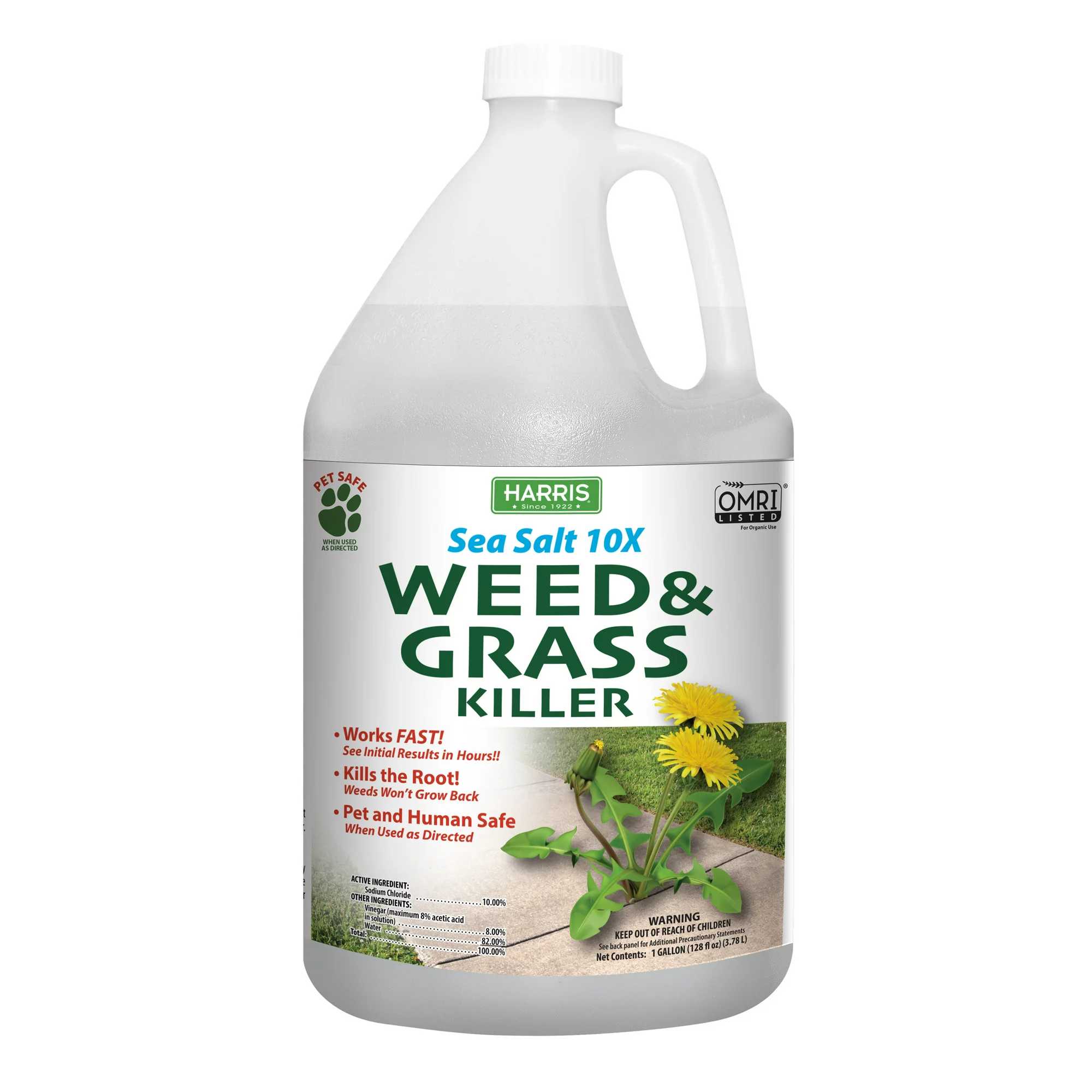 Harris Vinegar and Sea Salt Weed & Grass Killer