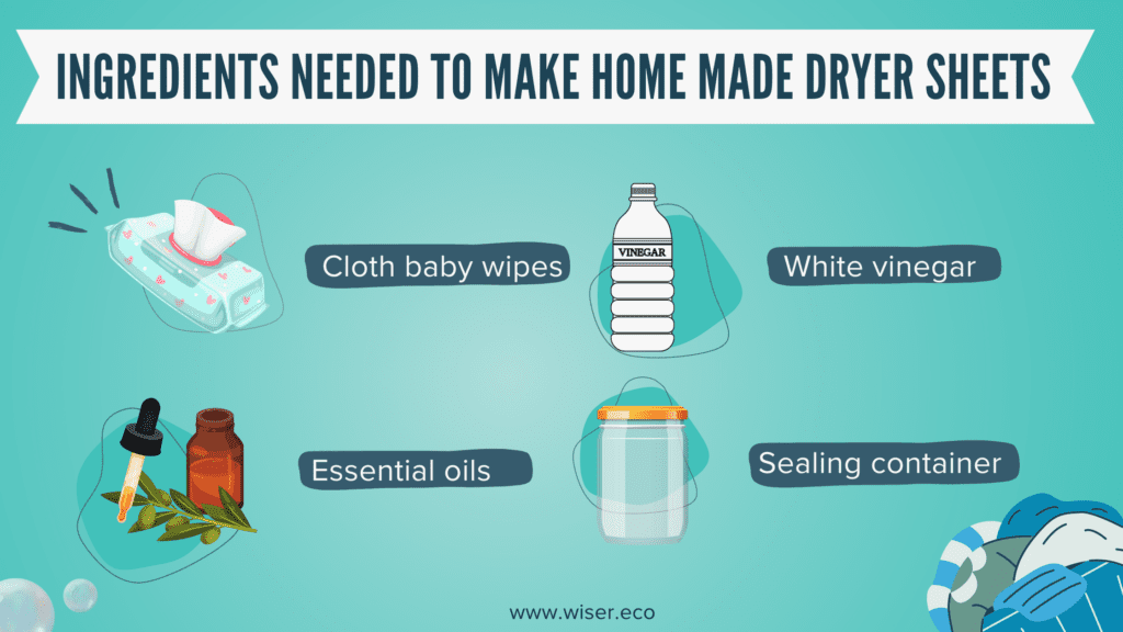 Save money and avoid toxic store bought dryer sheets with this DIY opt, diy dryer sheets