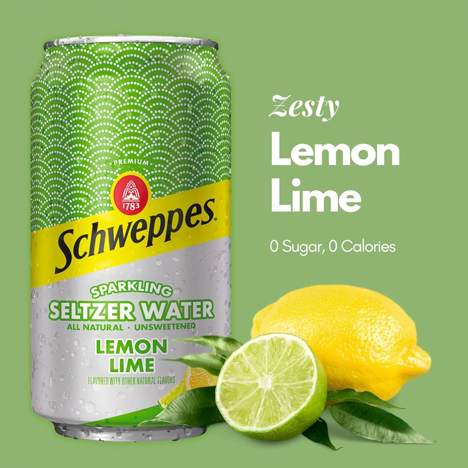 
Schweppes Lemon Lime Sparkling Seltzer Water