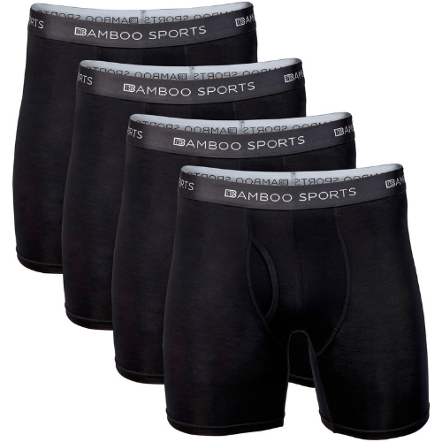 BAMBOO COOL Womens Bamboo Boxer Briefs Underwear Soft Stretch Boy