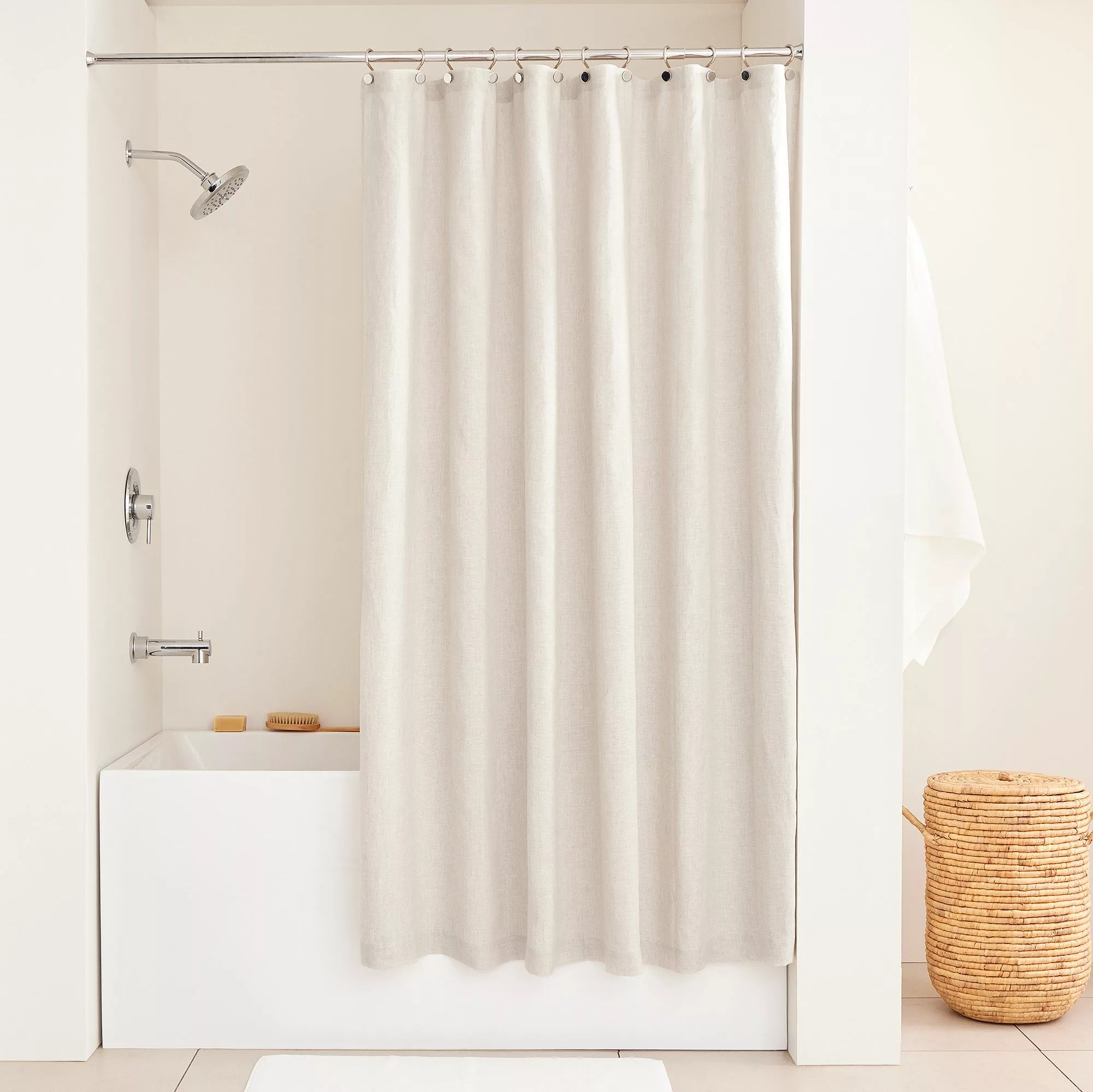 european flax linen shower curtain xl jpg