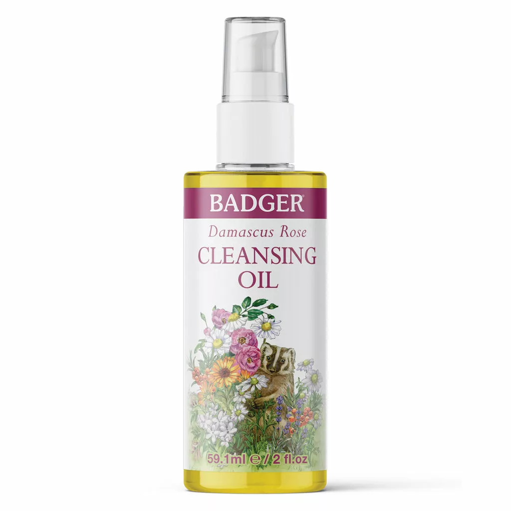 organic face cleansing oil rose Badger 512x512@2x jpg