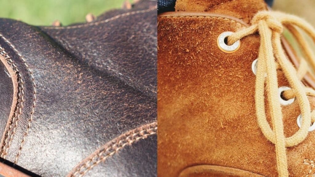 Suede leather vs real leather